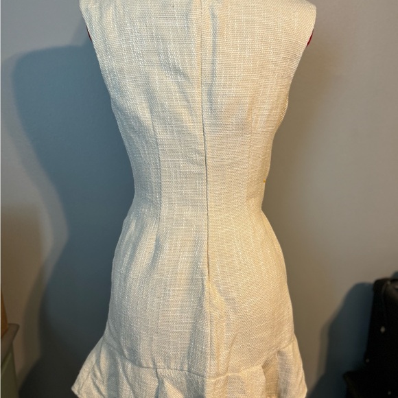 Tweed Mini Dress with Ruffle Hem - Picture 2 of 6